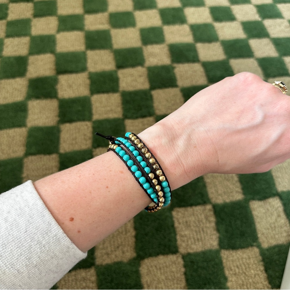 Lucky Brand Turquoise Wrap Bracelet